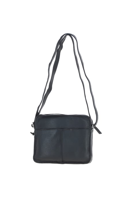 'Glasgow' Real Leather Crossbody Bag - Image 4