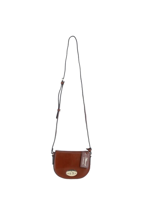 'Borsa della Moda' Real Leather Saddle Crossbody Bag - Image 2