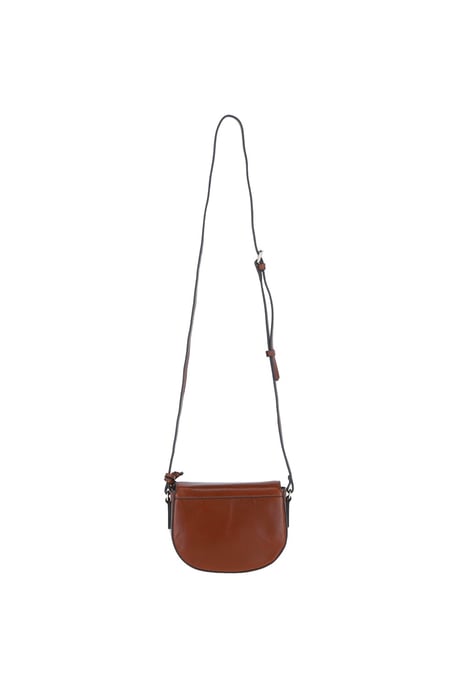 'Borsa della Moda' Real Leather Saddle Crossbody Bag - Image 4
