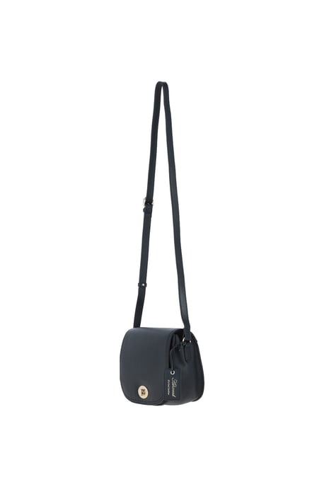 'Stellia' Real Leather Crossbody Bag with Twist Lock - Image 3