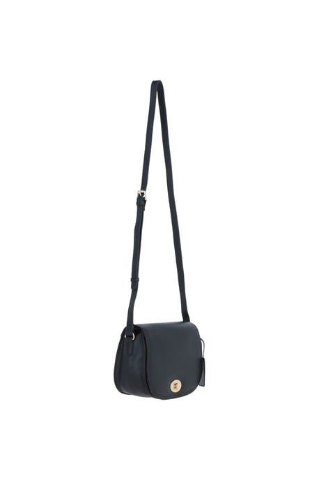 'Stellia' Real Leather Crossbody Bag with Twist Lock - Image 5