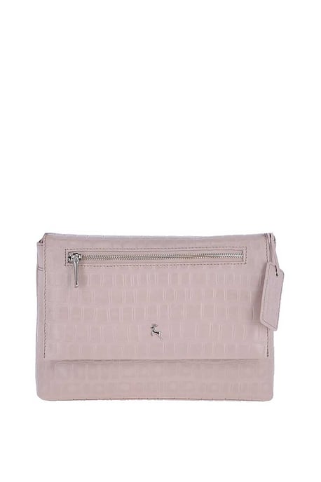 Siane' Croc Print Real Leather Crossbody Bag - Image 1