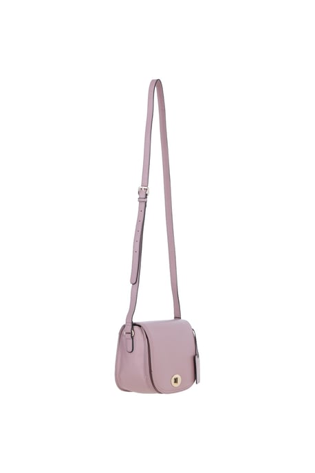'Stellia' Real Leather Crossbody Bag with Twist Lock - Image 5