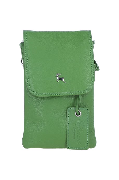 'York' Real Leather Smartphone Crossbody Bag - Image 1