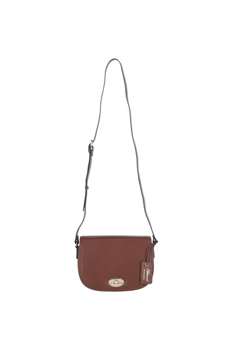 'Stellia' Real Leather Crossbody Bag with Twist Lock - Image 2