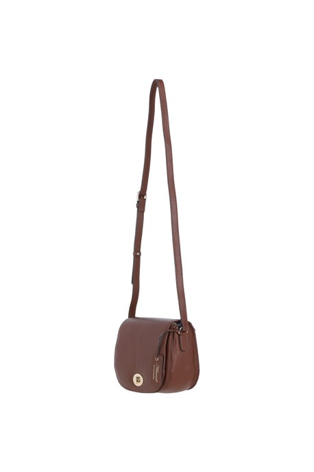 'Stellia' Real Leather Crossbody Bag with Twist Lock - Image 3