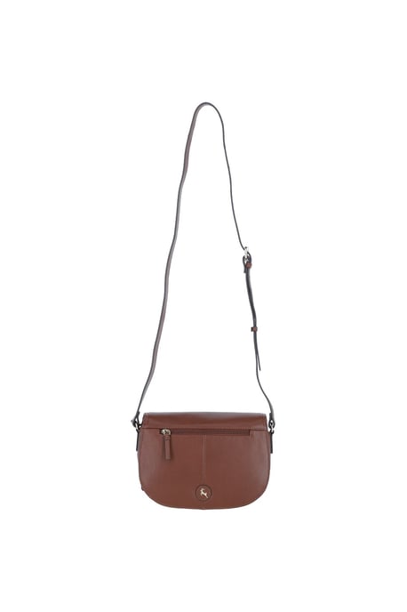 'Stellia' Real Leather Crossbody Bag with Twist Lock - Image 4