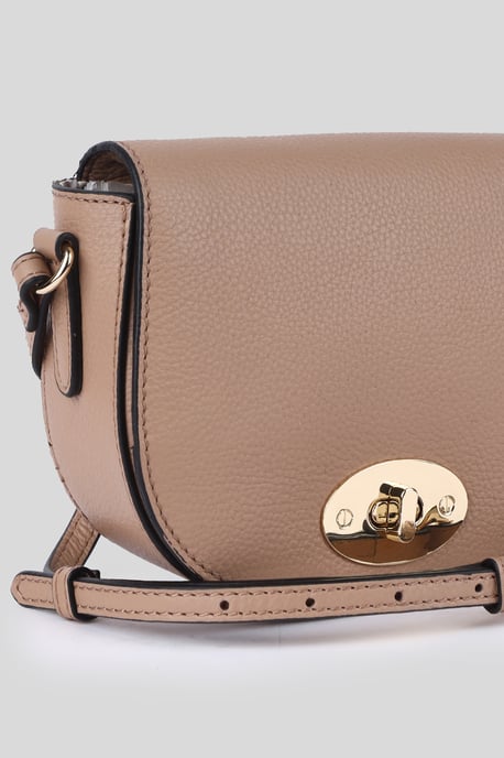 'Borsa della Moda' Real Leather Saddle Crossbody Bag - Image 2