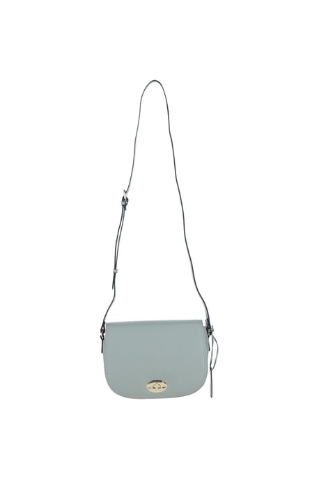 'Stellia' Real Leather Crossbody Bag with Twist Lock - Image 2