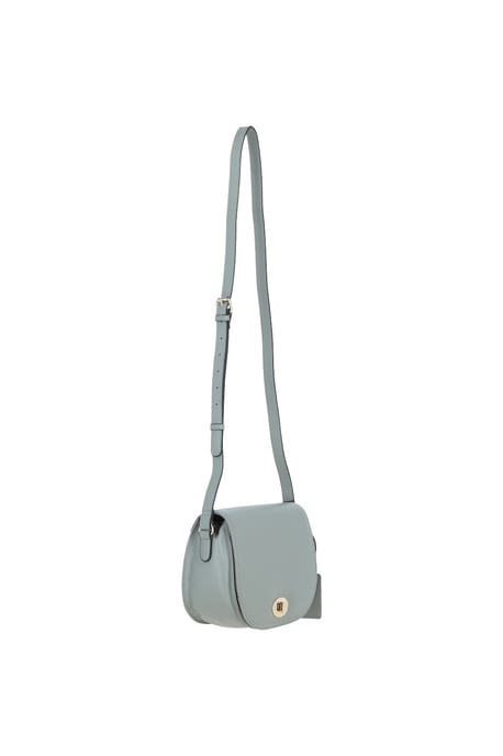 'Stellia' Real Leather Crossbody Bag with Twist Lock - Image 5
