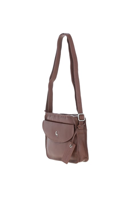 'Glasgow' Real Leather Crossbody Bag - Image 3