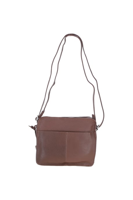 'Glasgow' Real Leather Crossbody Bag - Image 4