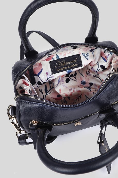 'Moda Siciliana' Real Leather Tote Crossbody Bag - Image 4