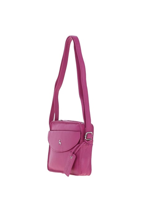 'Glasgow' Real Leather Crossbody Bag - Image 3