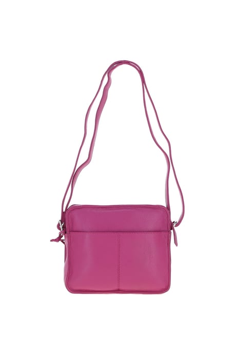 'Glasgow' Real Leather Crossbody Bag - Image 4