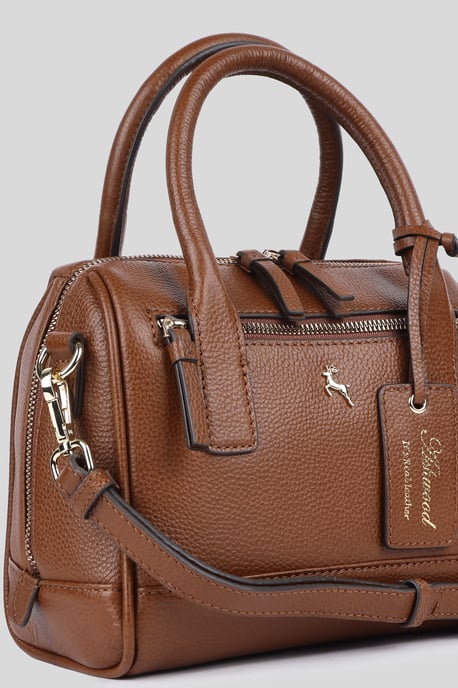'Moda Siciliana' Real Leather Tote Crossbody Bag - Image 2