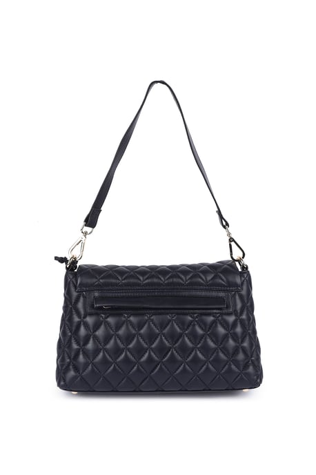 'Tramonto Toscana' Real Leather Flapover Quilted Bag - Image 3