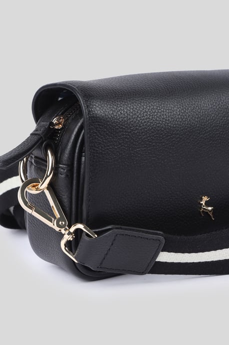 'Eleganza Milano' Real Leather Flapover Crossbody Bag - Image 2
