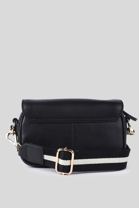 'Eleganza Milano' Real Leather Flapover Crossbody Bag - Image 3