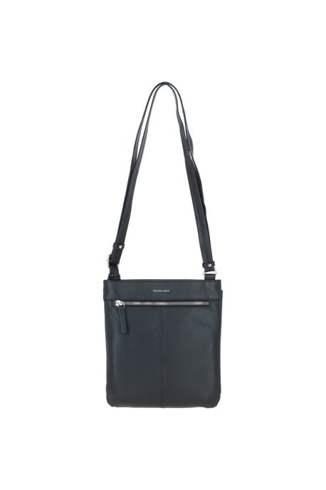 'Curvo' Real Leather Crossbody Bag - Image 4