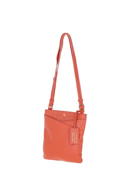'Curvo' Real Leather Crossbody Bag - Image 2