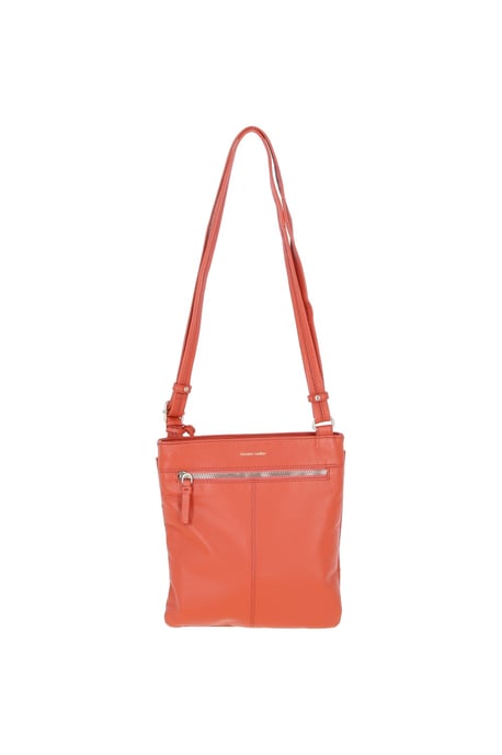 'Curvo' Real Leather Crossbody Bag - Image 4