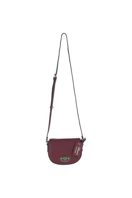 'Borsa della Moda' Real Leather Saddle Crossbody Bag - Image 2