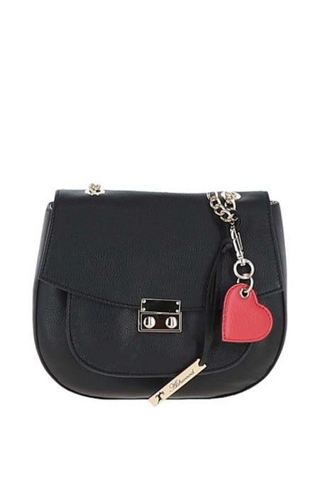 Real Leather with Chain Strap Small Cross Body Bag - Image 1
