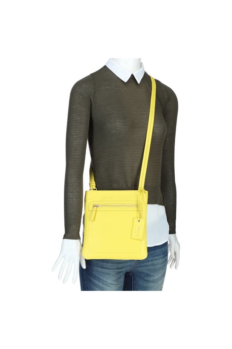 'Cienna' Real Leather Crossbody Bag - Image 5
