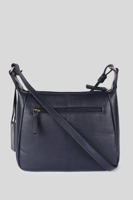 'Classico Napoli' Real Leather Top Zip Crossbody Bag - Image 3