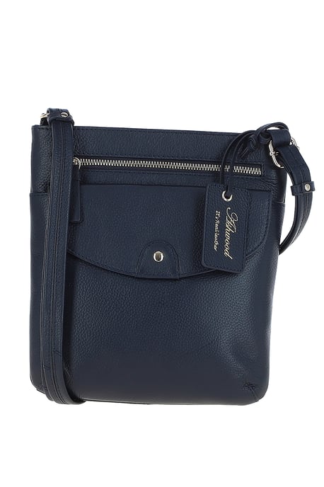 'Five CB' Real Leather Cross Body Bag - Image 1