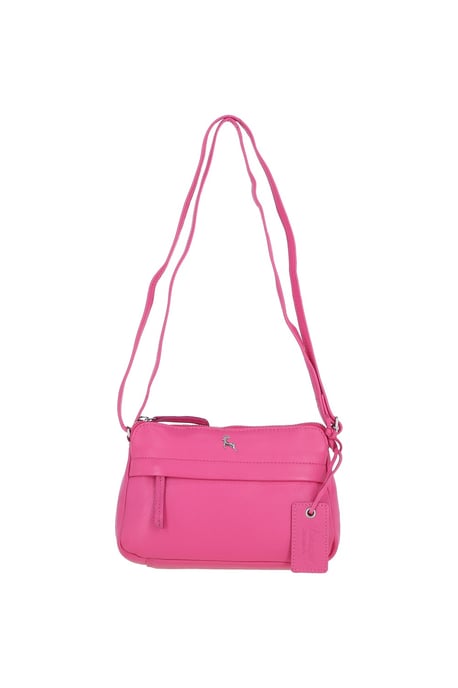 'Perth' Elegant Real Leather Crossbody Bag - Image 2