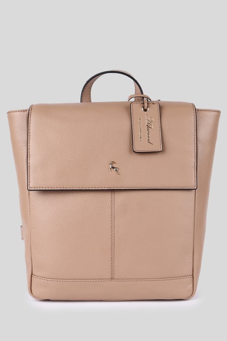 'Lussuria Venezia' Real Leather Flapover Backpack - Image 1