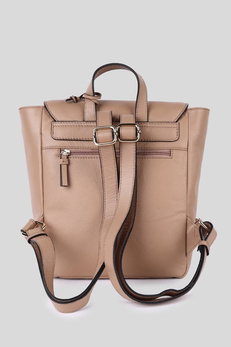 'Lussuria Venezia' Real Leather Flapover Backpack - Image 3