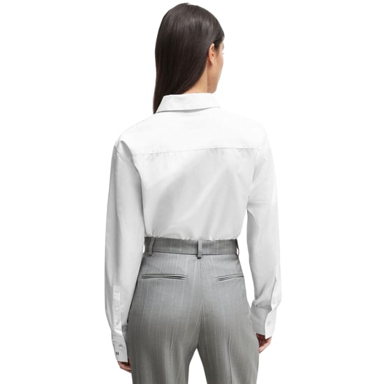 Boss Dames/Dames Naomi X Katoenen Bodysuit (Wit) - Image 2