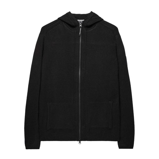 Weekend Offender Herr Enzo Full Zip Hoodie (Svart) - Image 1