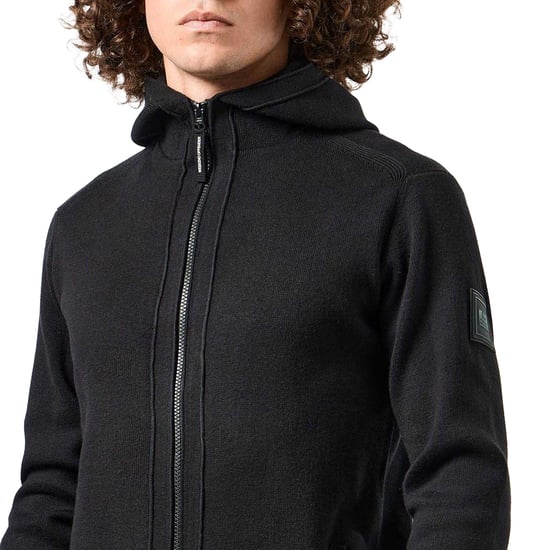 Weekend Offender Herr Enzo Full Zip Hoodie (Svart) - Image 3