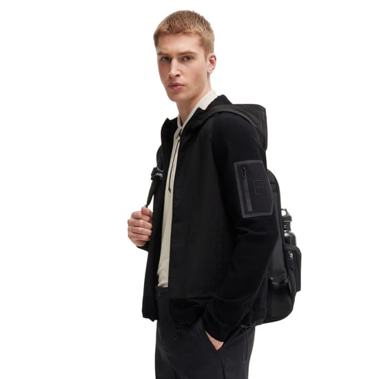 Boss Heren Modak Full Zip Hoodie (Zwart) - Image 3