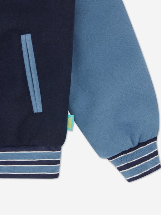 Billionaire Boys Club Boys Astro Varsity Jacket in Navy - Image 3