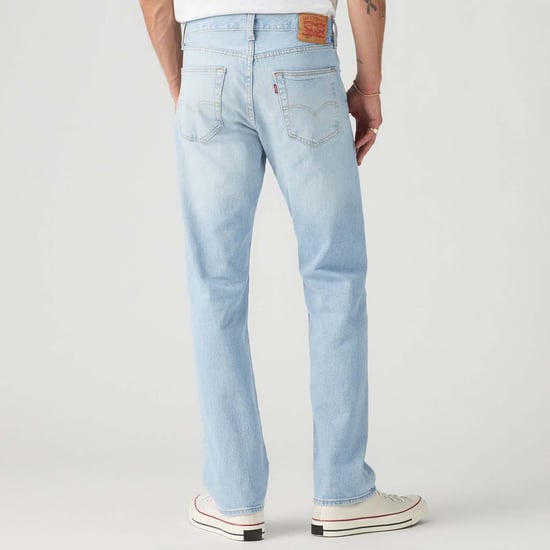 Men's Levis 501 Original Brooklyn Steel Jeans in Light Blue - Image 3