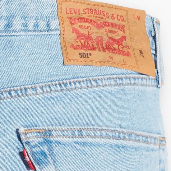 Men's Levis 501 Original Brooklyn Steel Jeans in Light Blue - Image 4