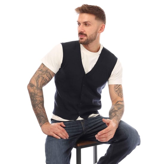 Boss Heren Kortility Vest Top (Donkerblauw) - Image 4