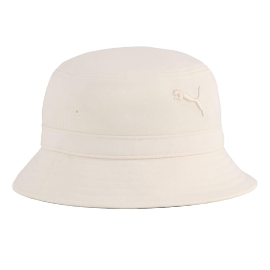Puma Unisex Adult Premium Essential Logo Bucket Hat (Wit) - Image 1
