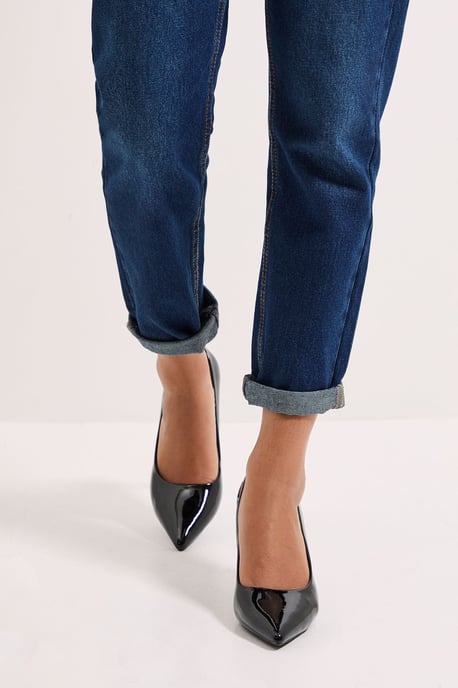 Wide Fit Dash Pointed High Stiletto Heel Court Shoes - Image 3