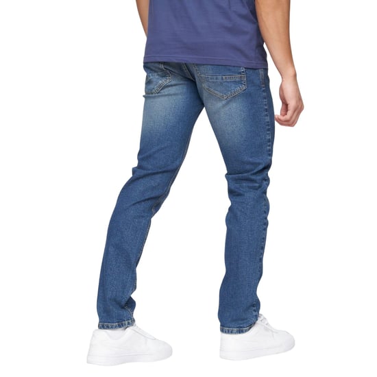 Crosshatch Buraca Slim Jeans för män (Stentvätt) - Image 2