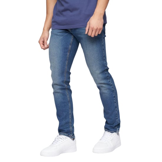 Crosshatch Buraca Slim Jeans för män (Stentvätt) - Image 5