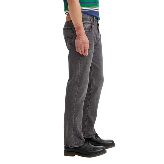 Levis Mens 501 93 Straight Jeans (Svart) - Image 3