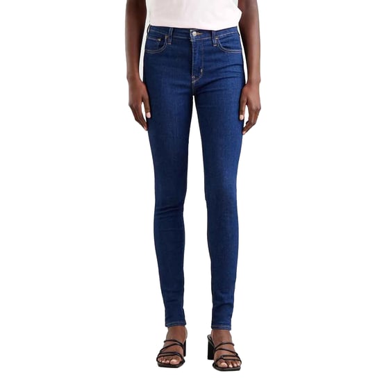 Levis Dames/Dames 720 Rinse High Rise Super Skinny Jeans (Donkerblauw) - Image 3