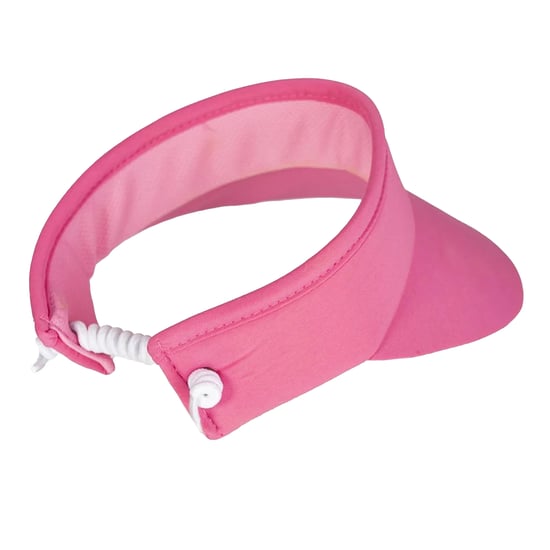 Island Green Dames/Dames Diamante Logo Golf Zonneklep (Roze) - Image 2