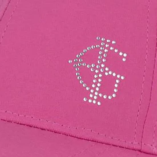 Island Green Womens/Ladies Diamante Logo Baseball Cap (Pink) - Image 3